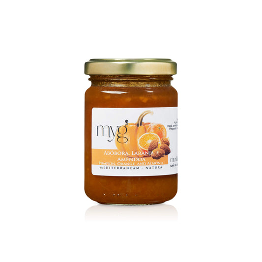Doce de abóbora, laranja e amêndoa